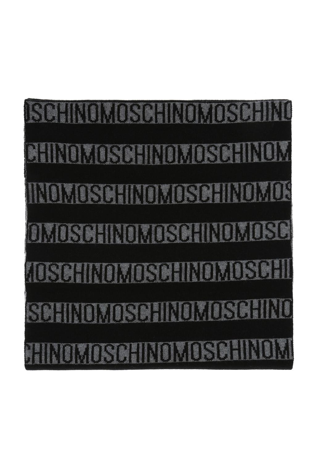 moschino logo scarf